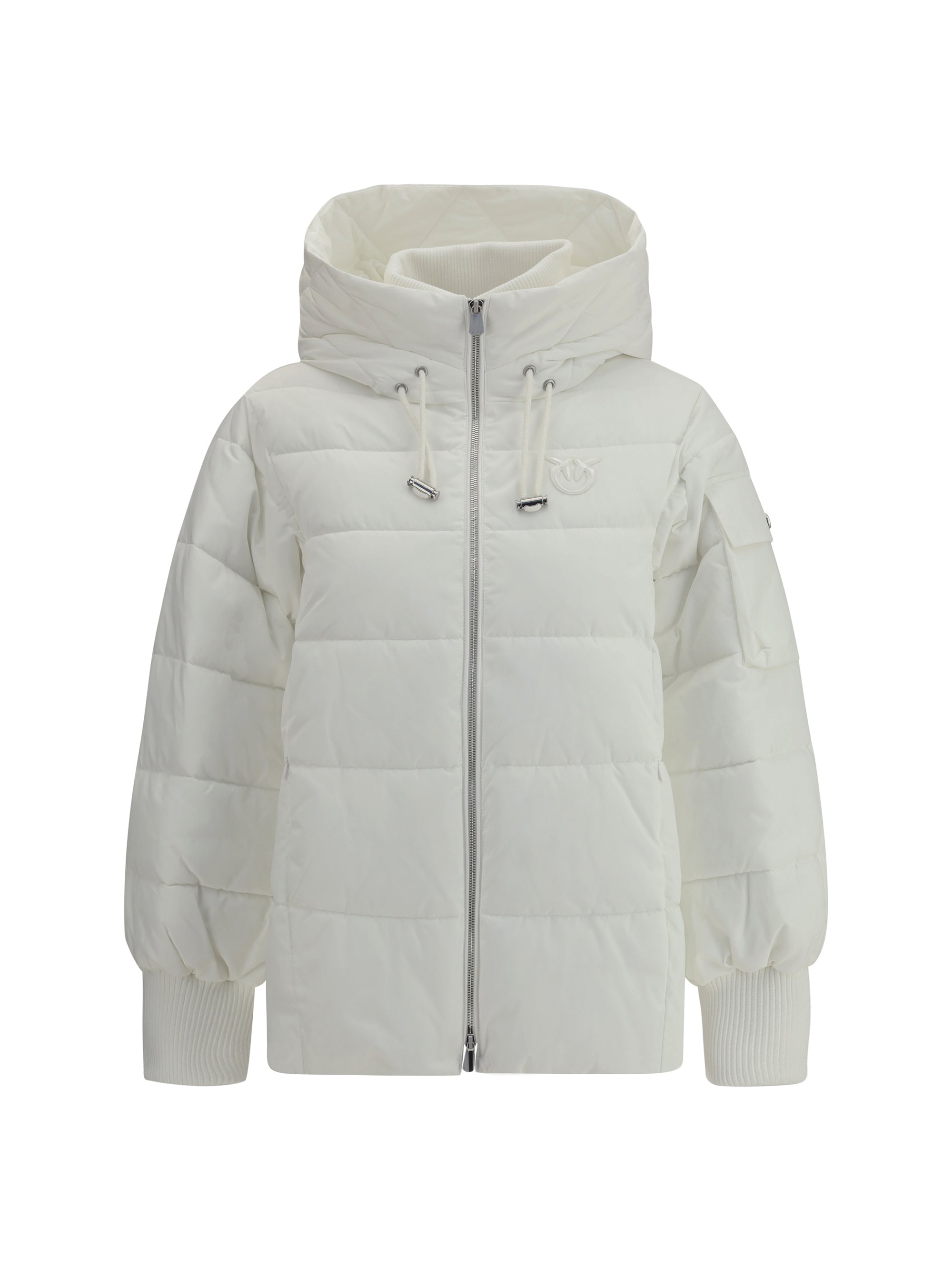 PINKO M logo down jacket