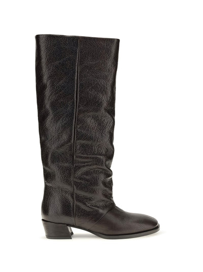 high leather boots