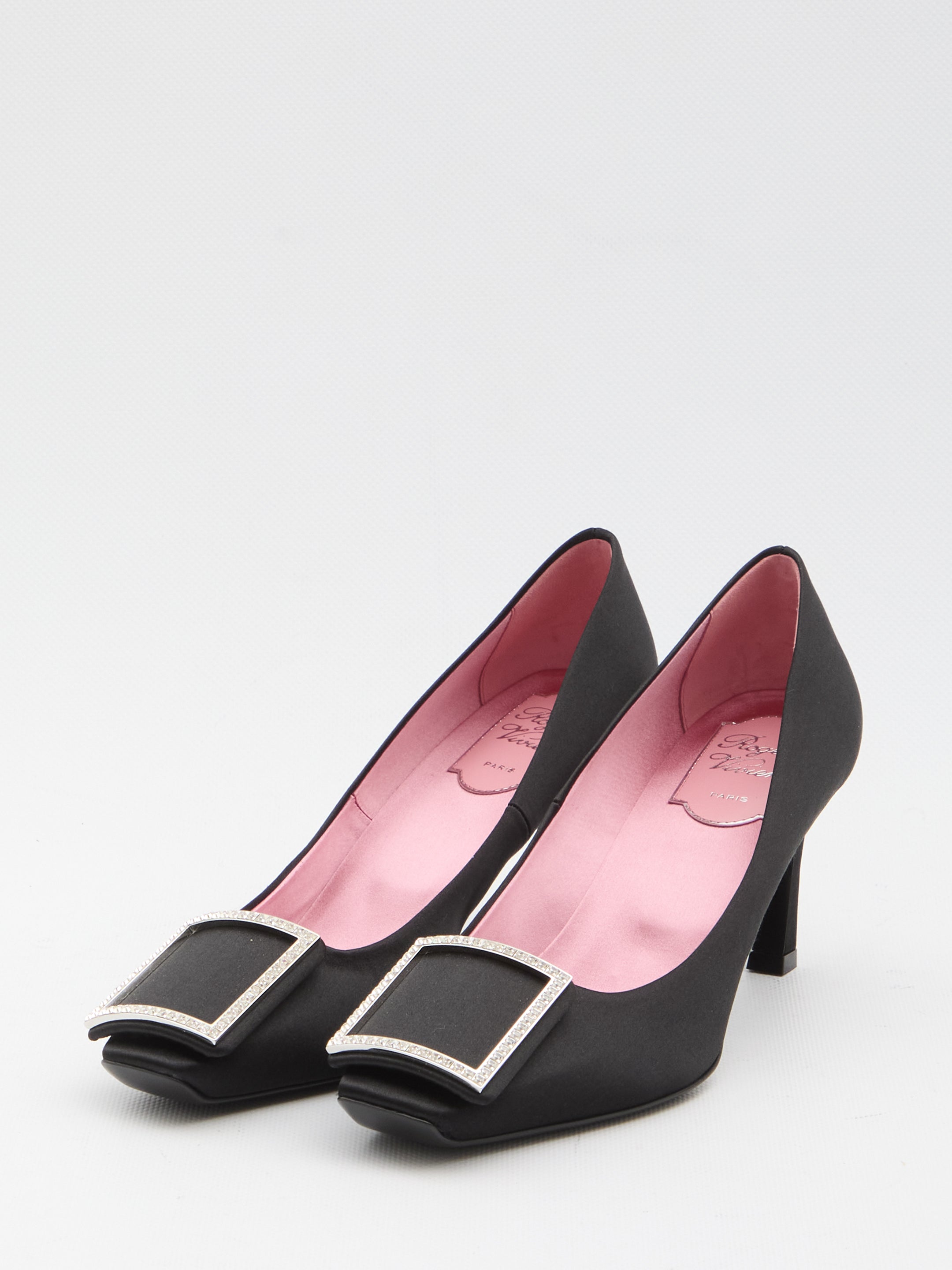 ROGER VIVIER 36 trompette satin pumps