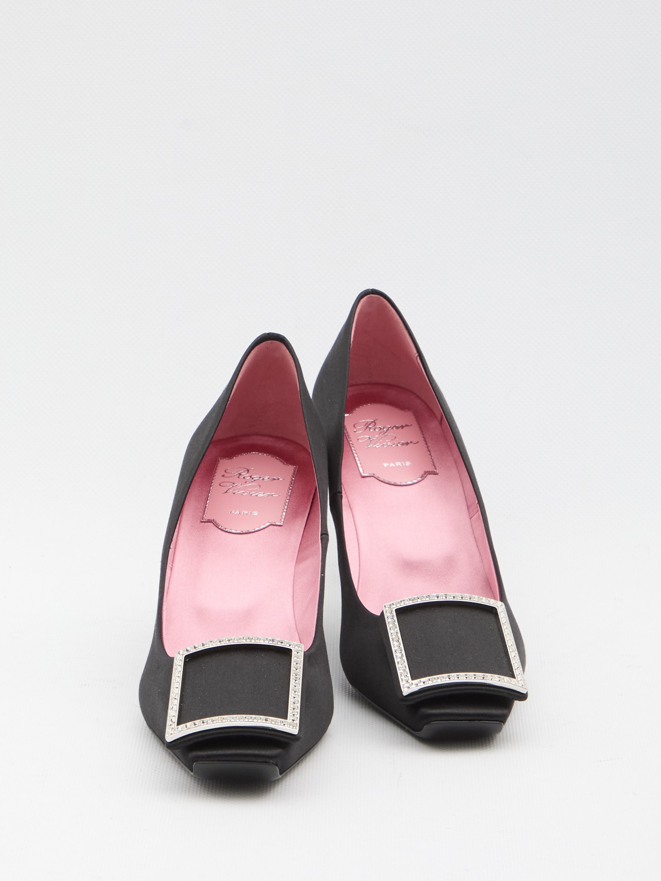 ROGER VIVIER 36 trompette satin pumps