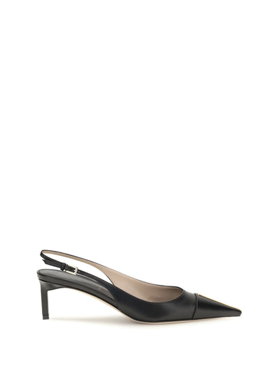leather slingback pumps