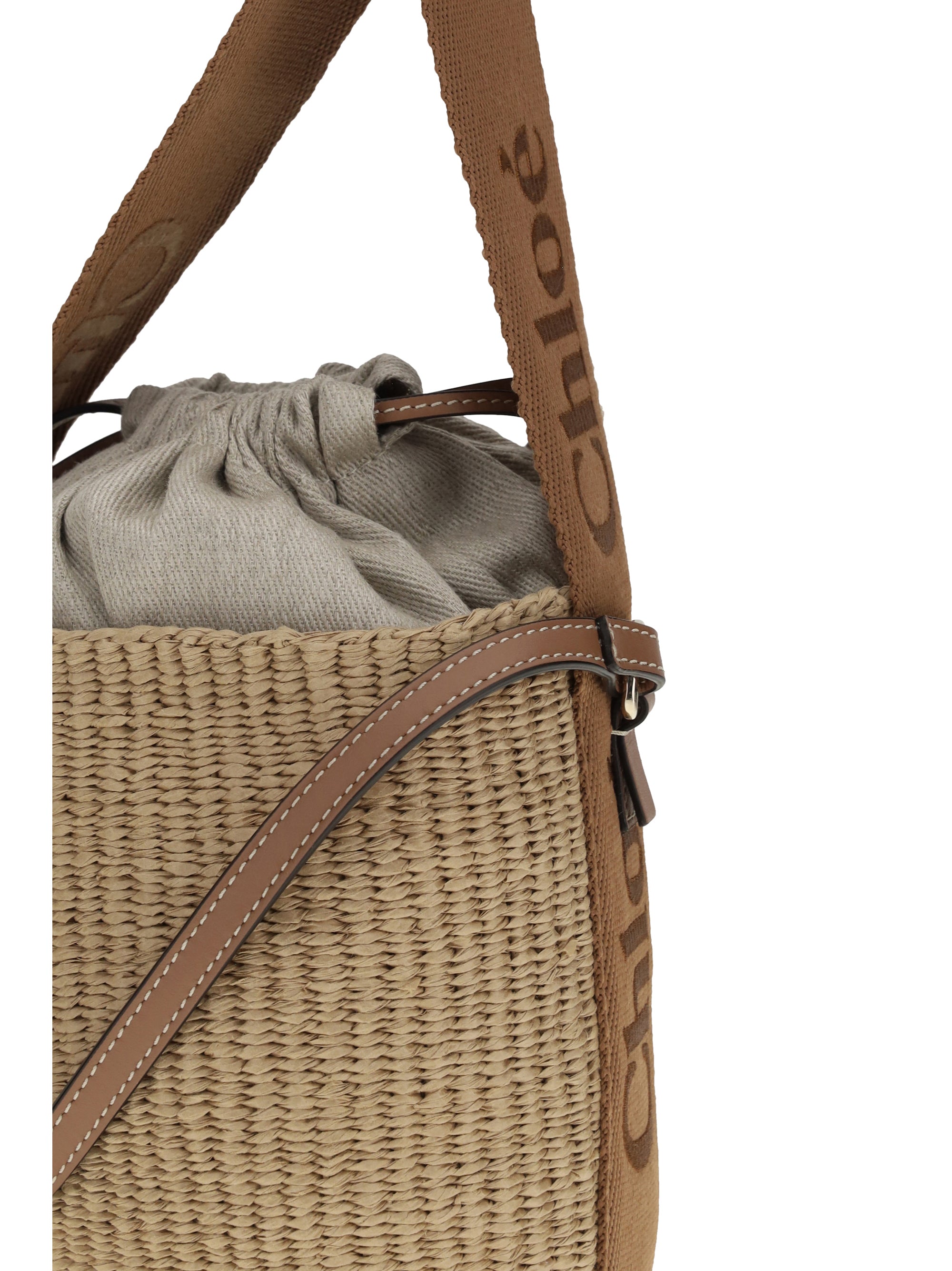 CHLOÉ OS woody bucket bag