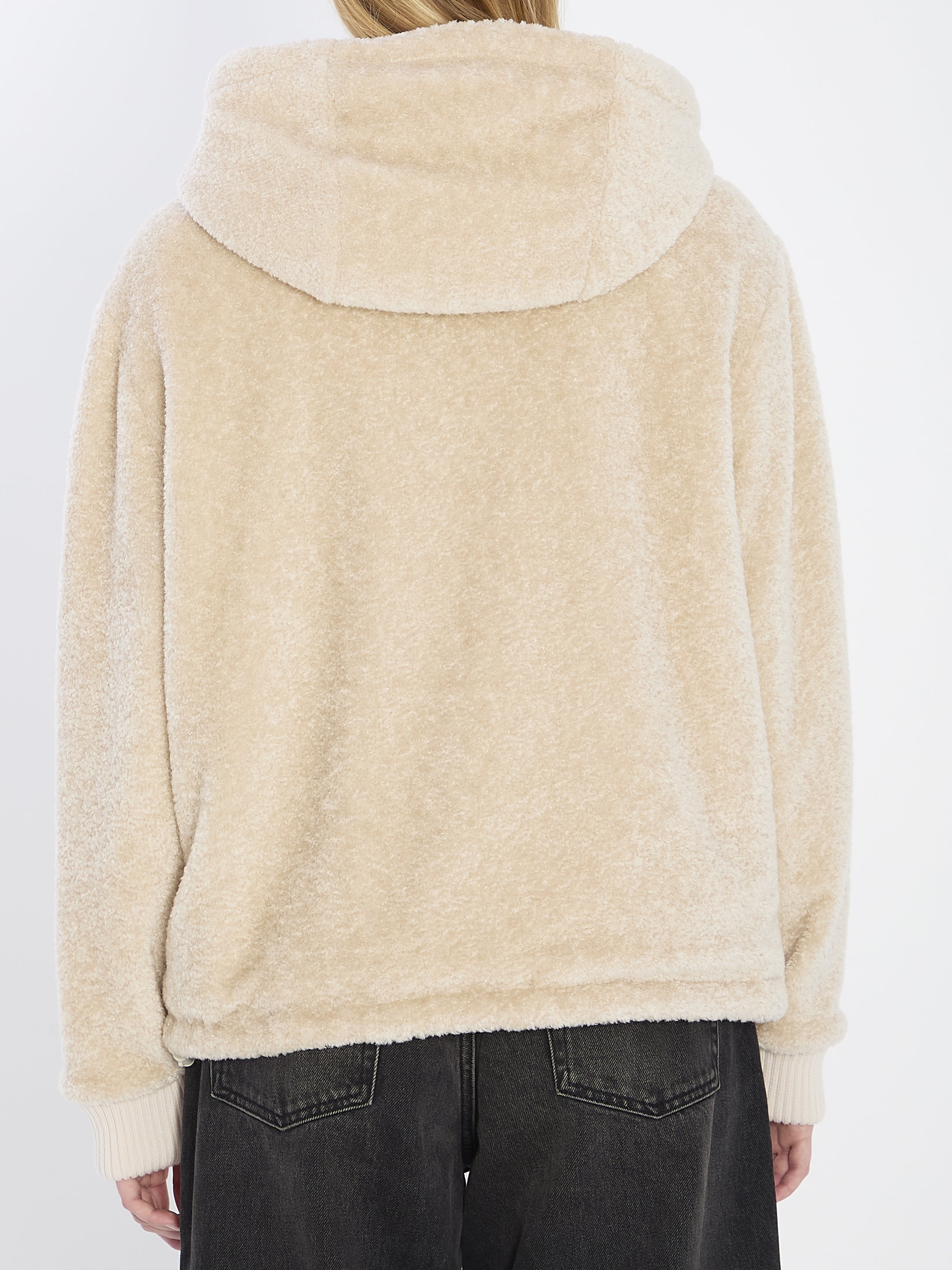 MONCLER M reversible padded sweatshirt