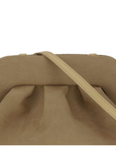 THEMOIRÈ OS bios suede clutch bag