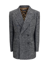 DOLCE & GABBANA 40 double-breasted chevron blazer