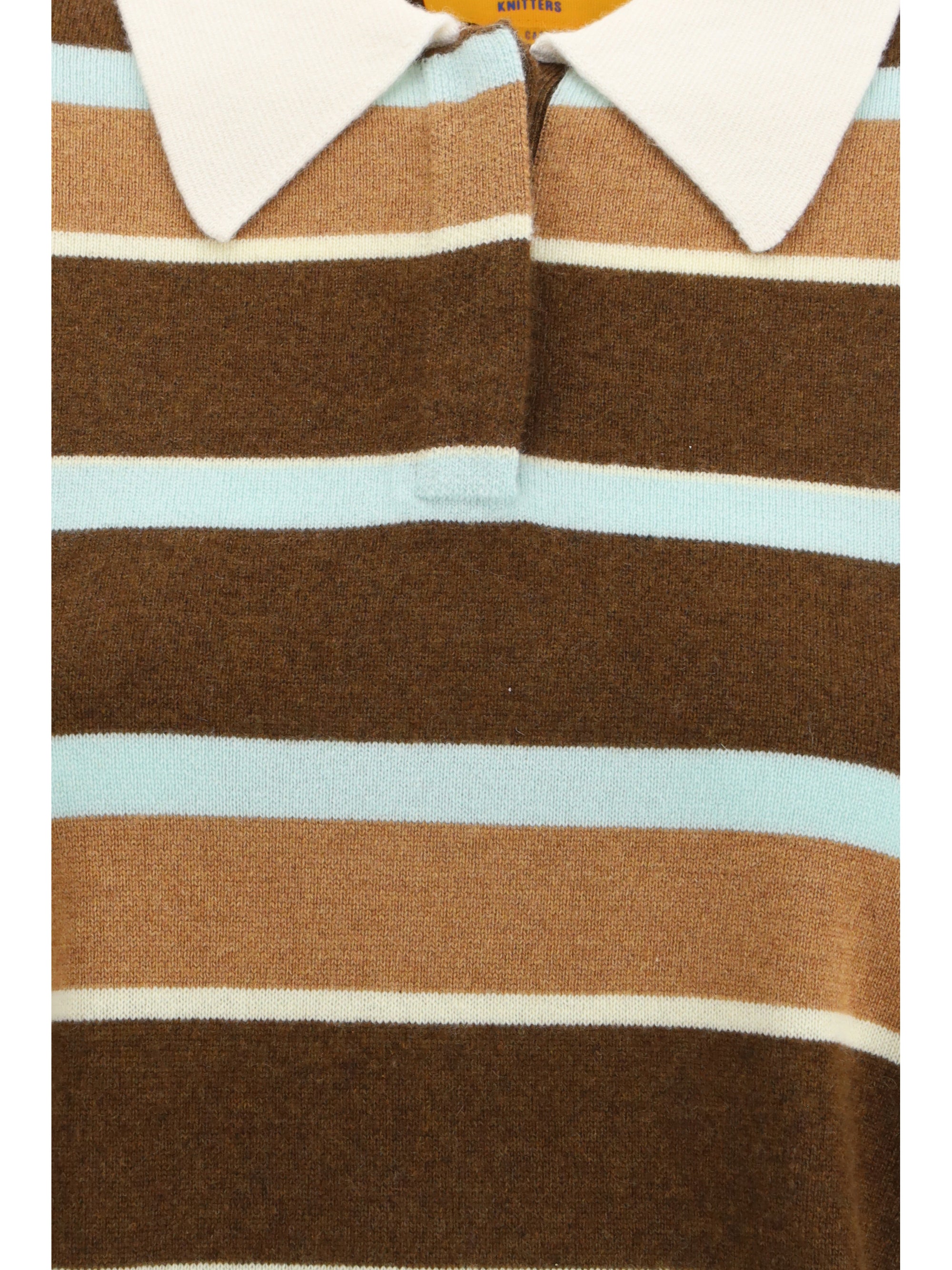 GUEST IN RESIDENCE L rugby cropped striped jumper