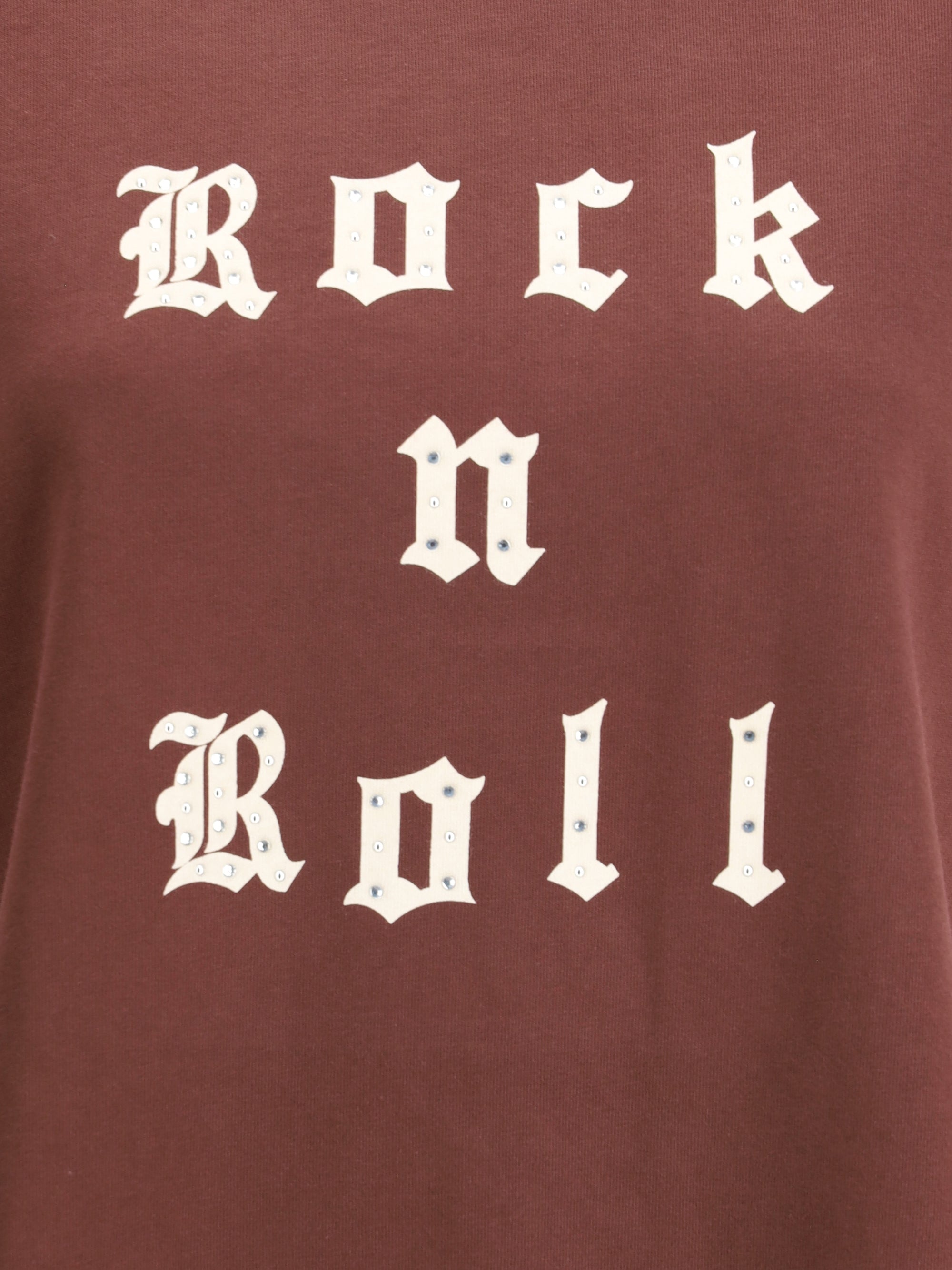 ZADIG&VOLTAIRE L rock & roll rhinestone t-shirt