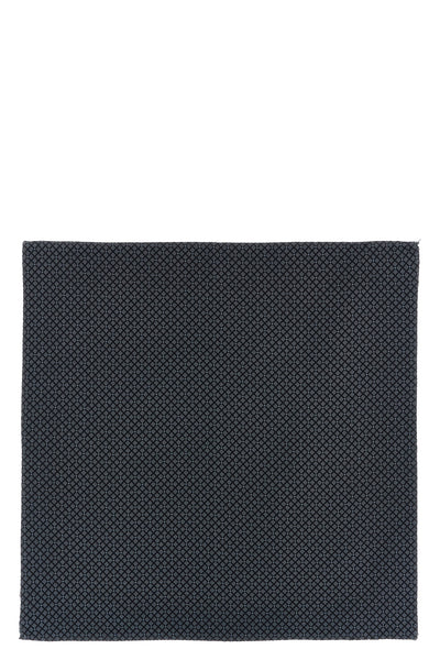 linea cerimonia pocket square in patterned jacquard silk