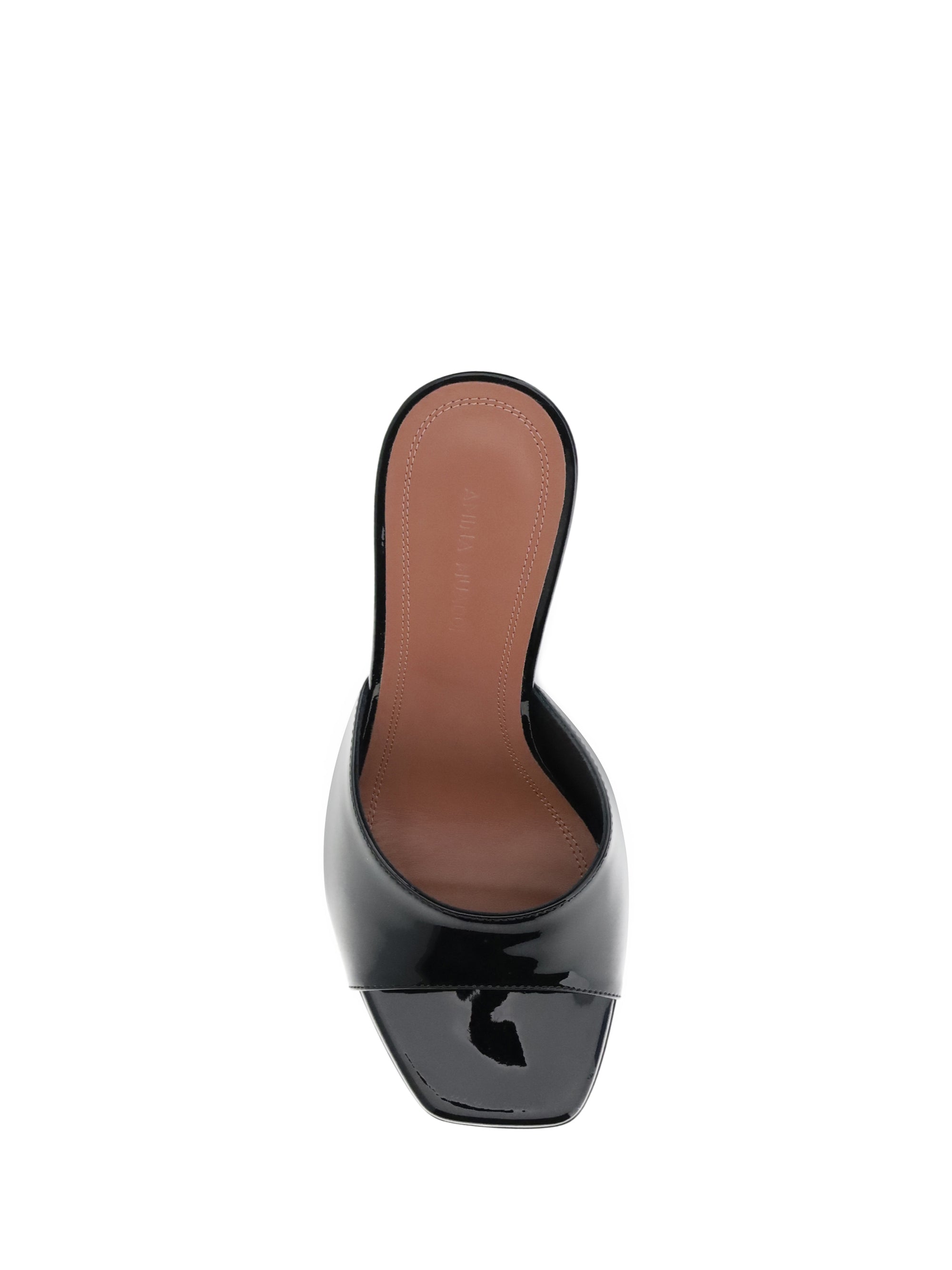 AMINA MUADDI 35 patent-leather lupita sandals