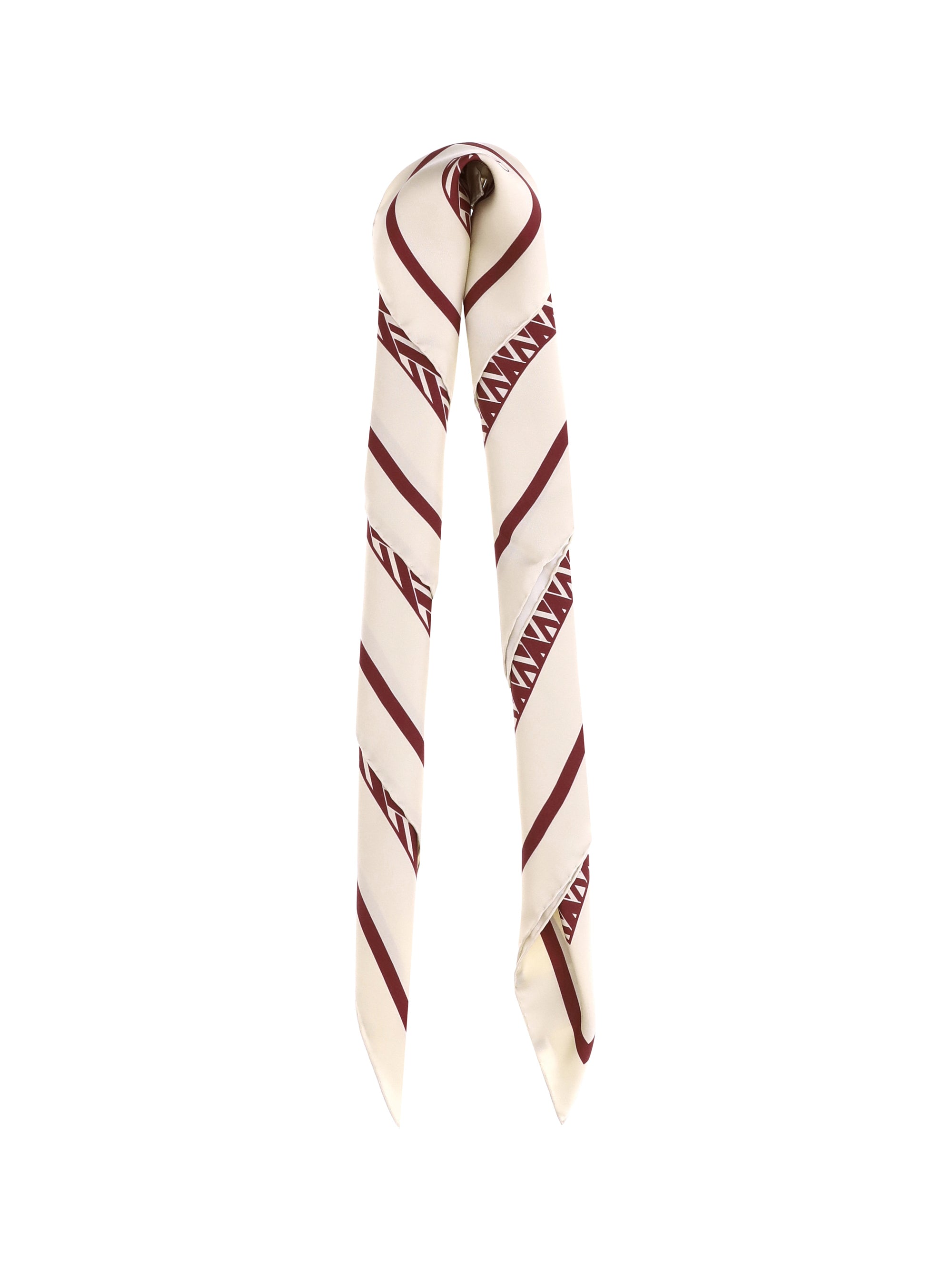 toute la v silk scarf