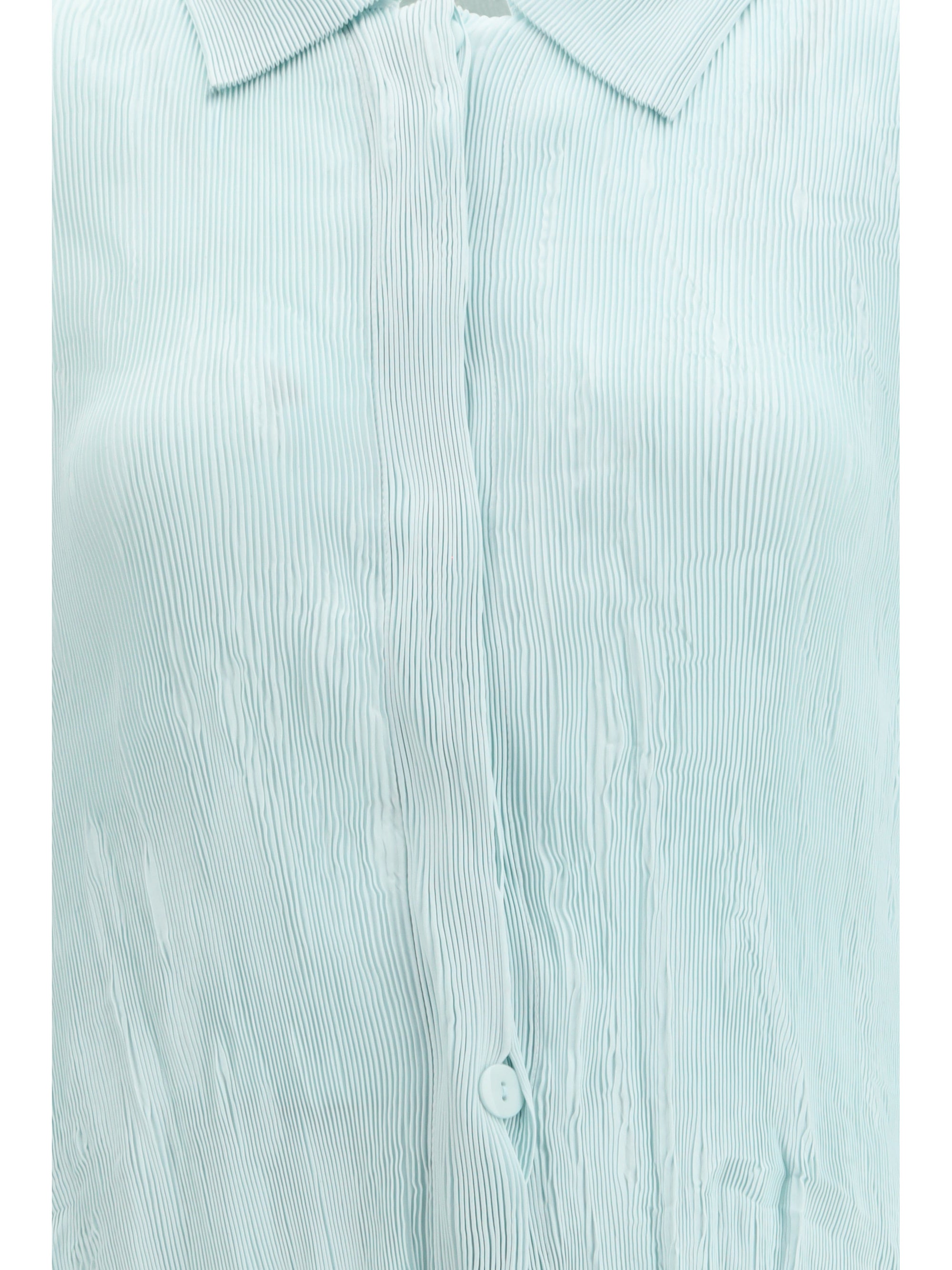 GONGDID DESIGN OS wavy shirt dress