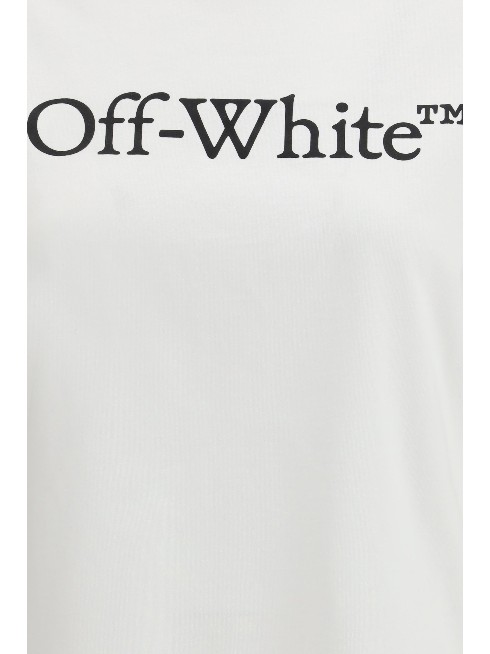 OFF-WHITE L big logo bookish t-shirt