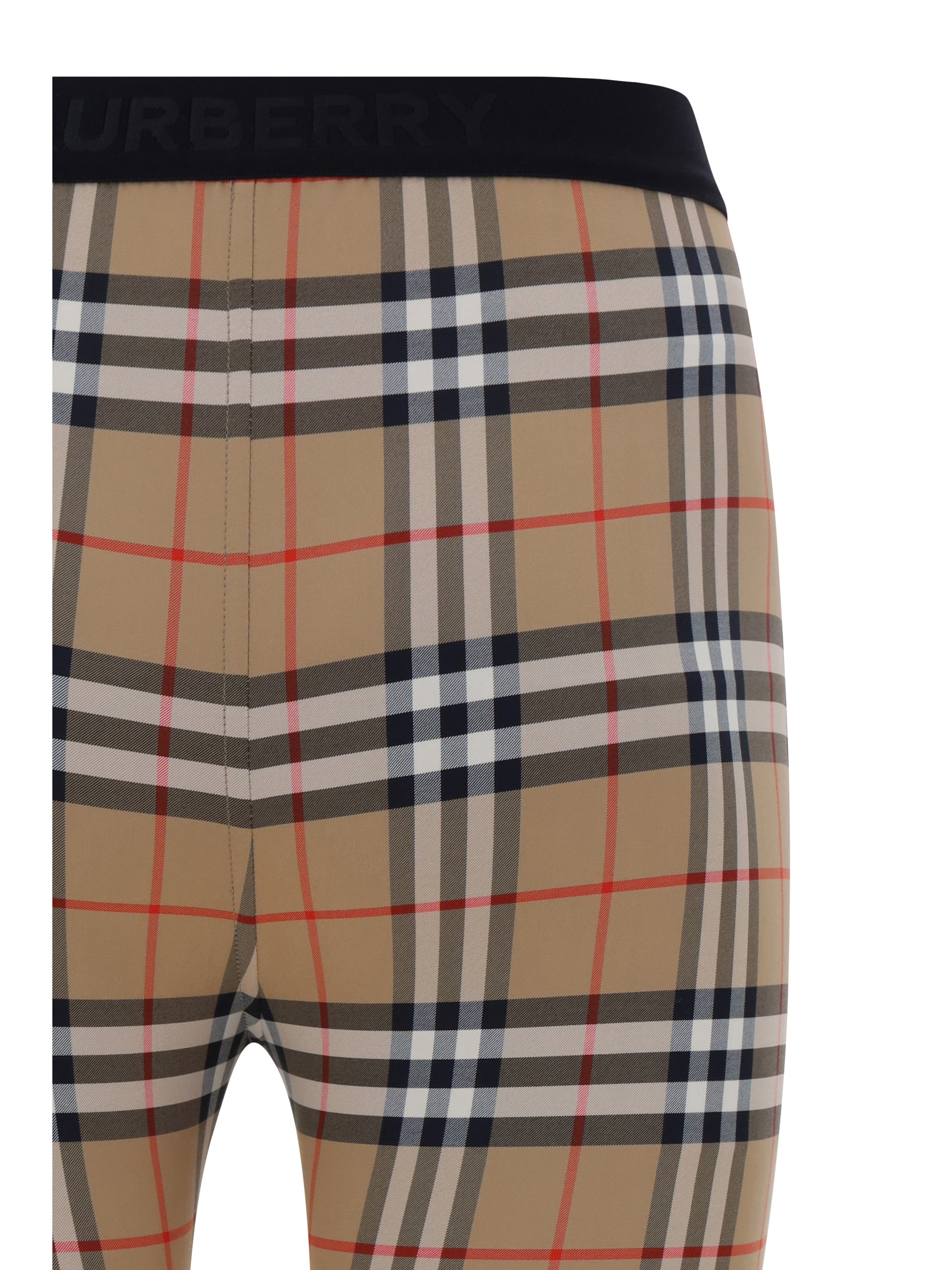 BURBERRY L archive check leggings