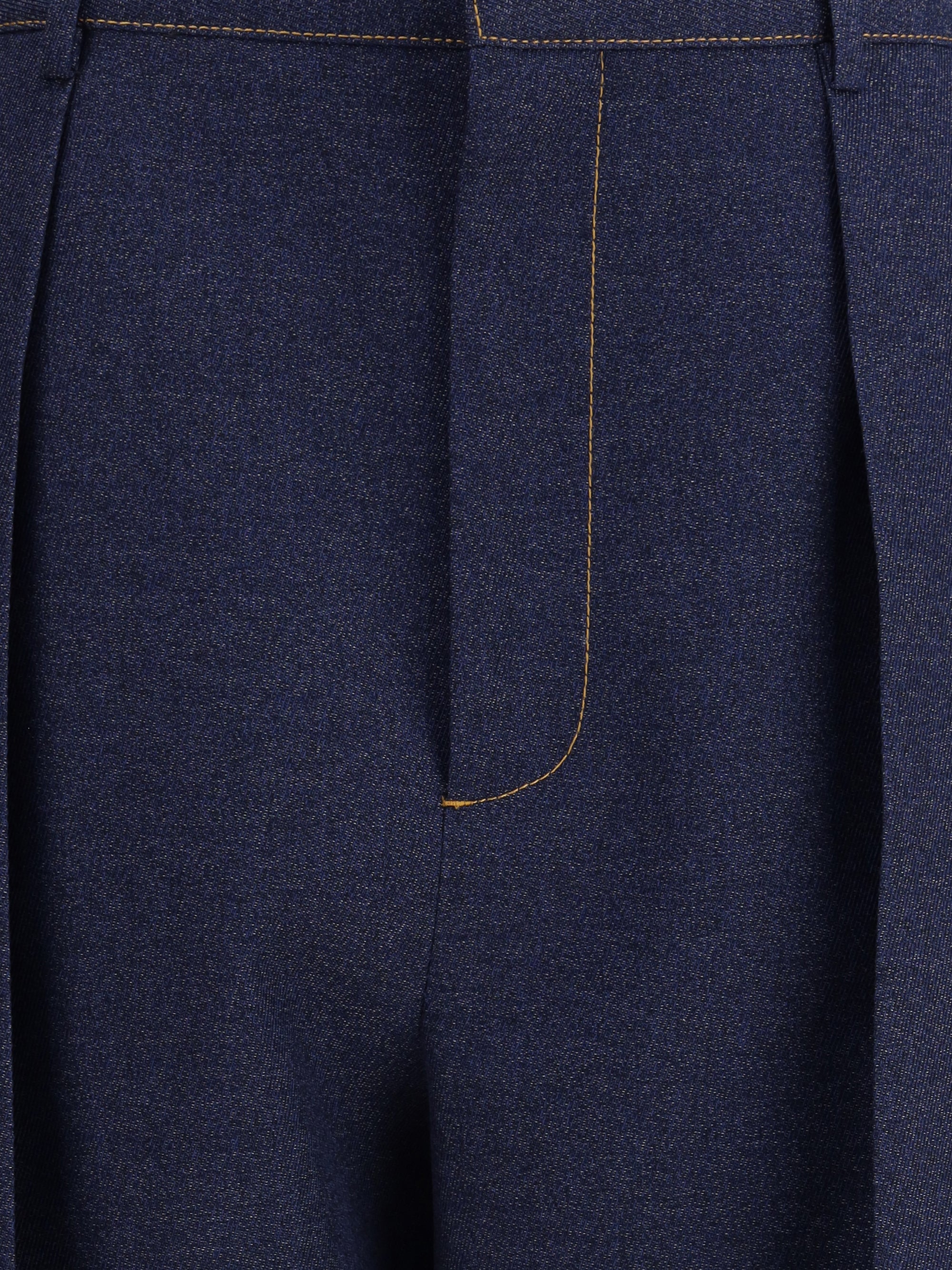 BOTTEGA VENETA 40 mélange wool pants