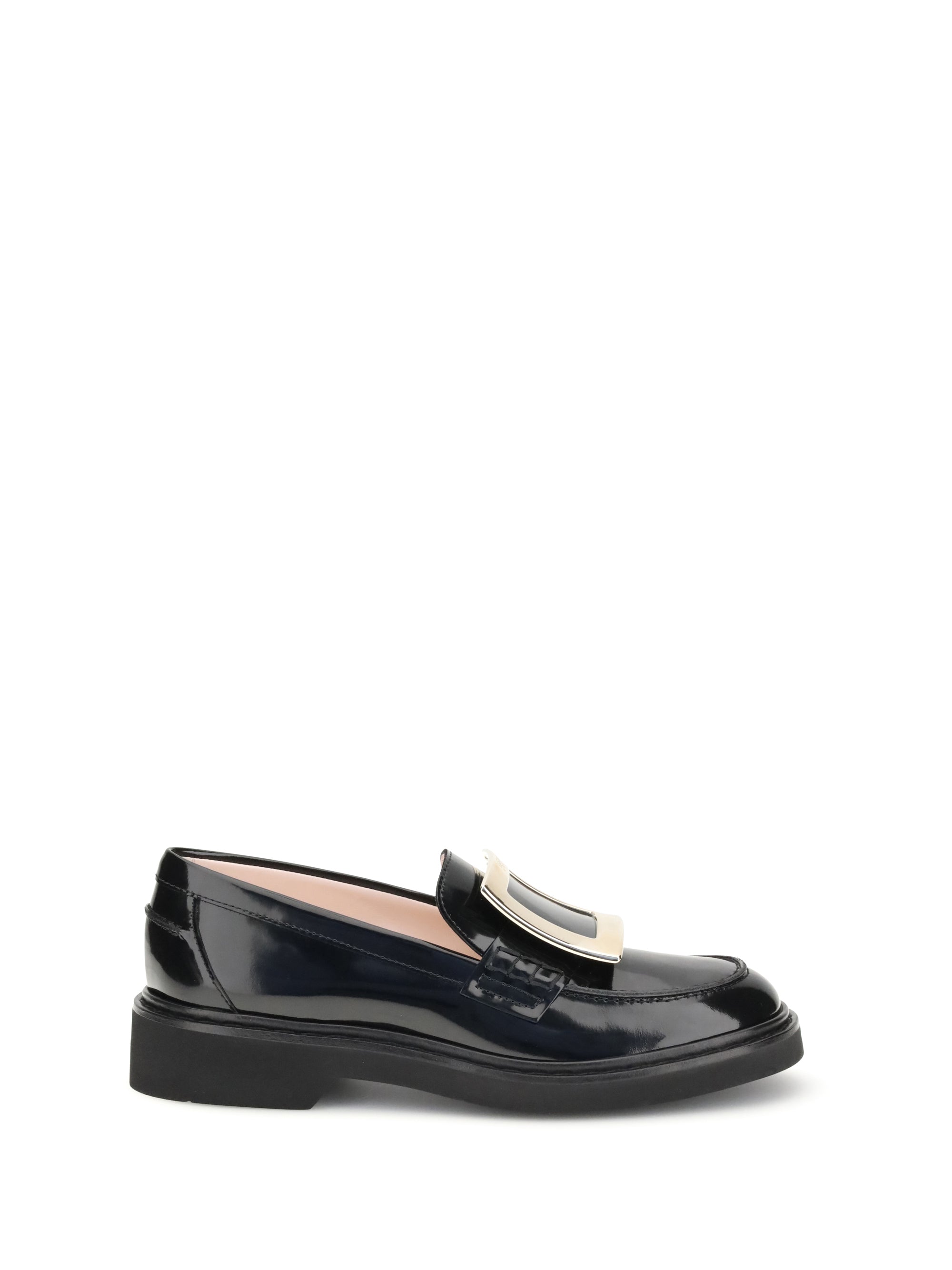 ROGER VIVIER 41 viv’ rangers leather loafers