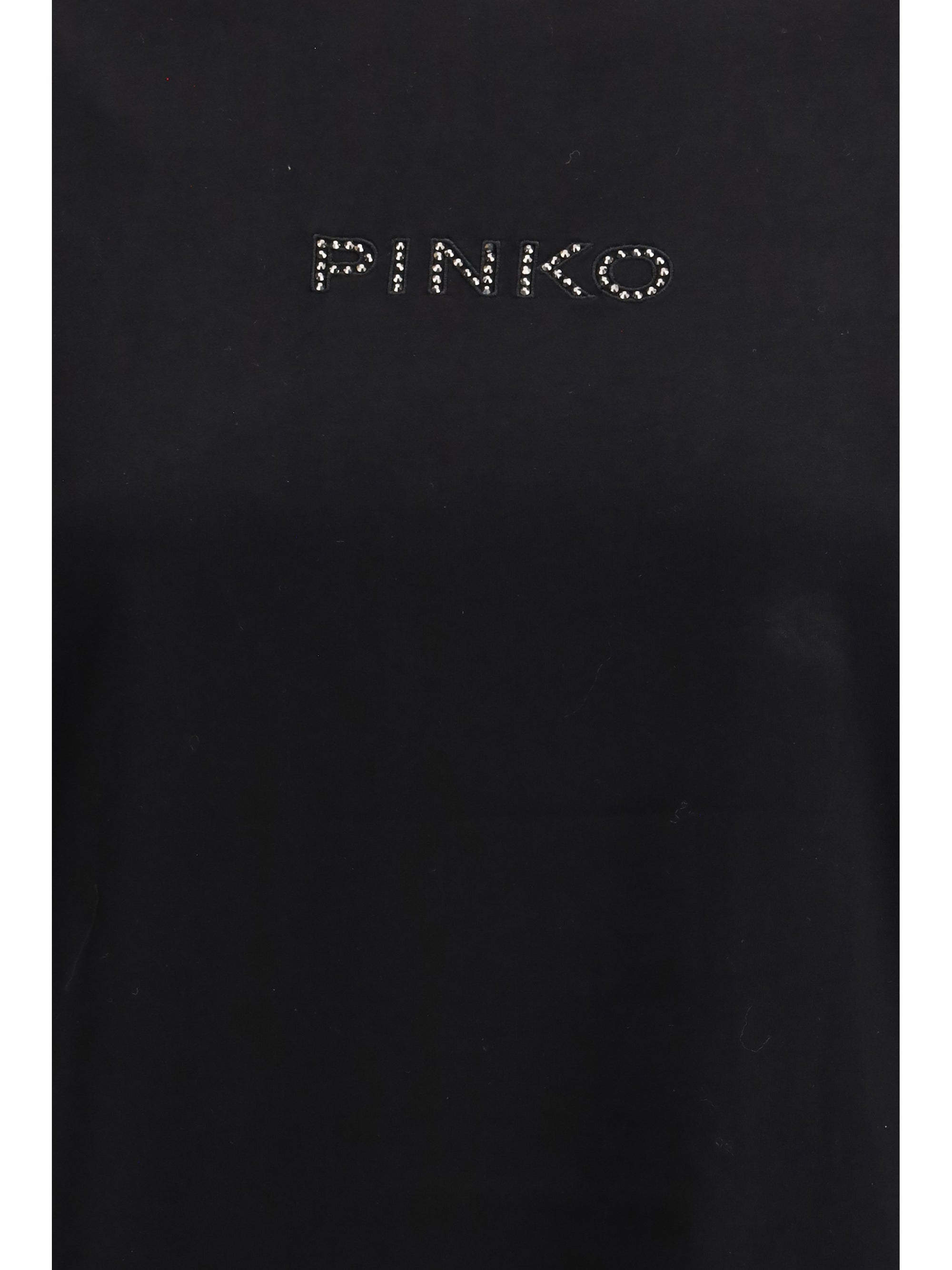 PINKO L rhinestone t-shirt