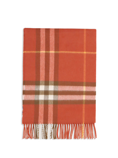 cashmere check scarf