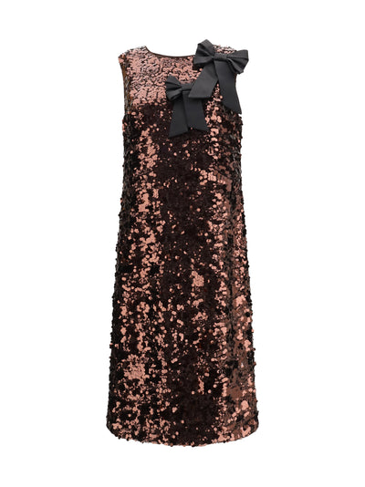 midi dress with sequins