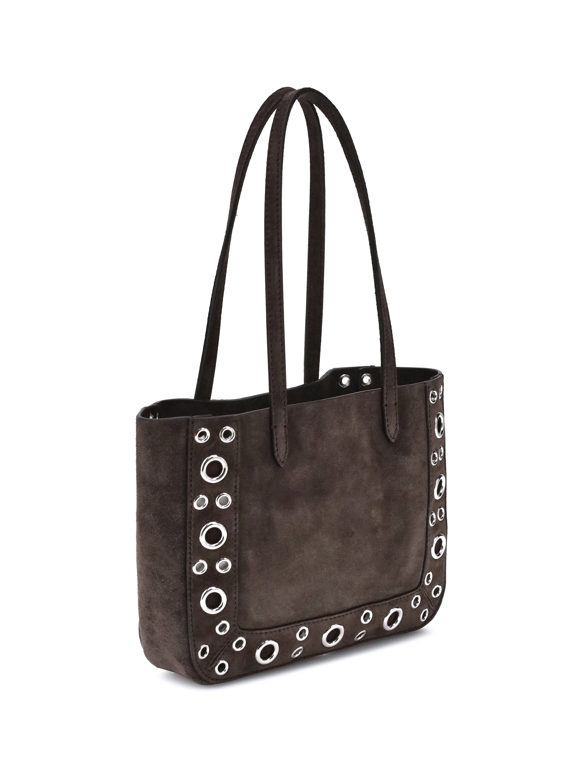 VALENTINO GARAVANI OS suede nellcôte tote bag