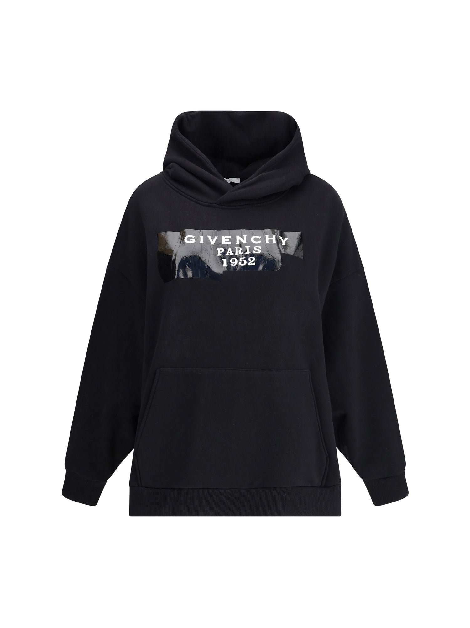 GIVENCHY L gauzy fabric hoodie with givenchy tape
