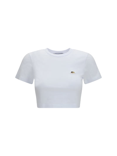 angels patch cropped t-shirt