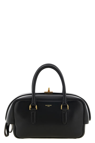 balenciagas bowling le 7 small handbag defines a new perspective on structure