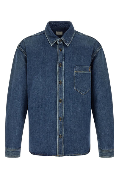 the saint laurent pure cotton denim shirt