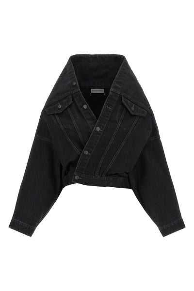 the balenciaga wrap jacket redefines the codes of contemporary tailoring throu