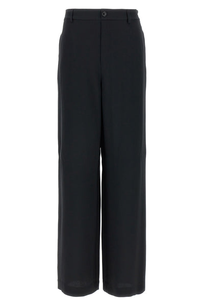 acetate blend trousers