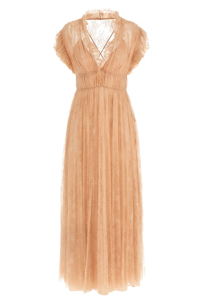 long lace dress