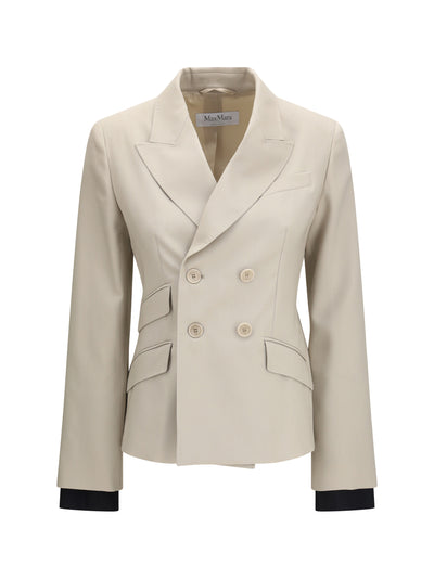 placido double-breasted blazer in wool, mohair, and silk