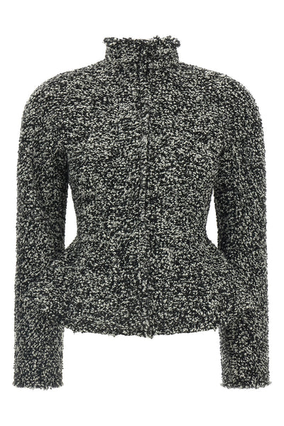 the alberta ferretti virgin wool blend blazer stands out for its sophisticated b