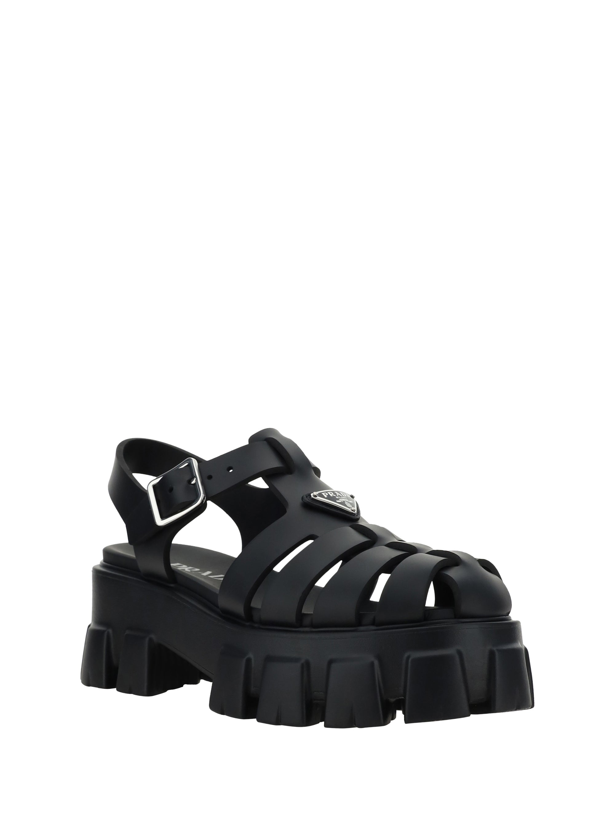 PRADA 37 oversize sandals
