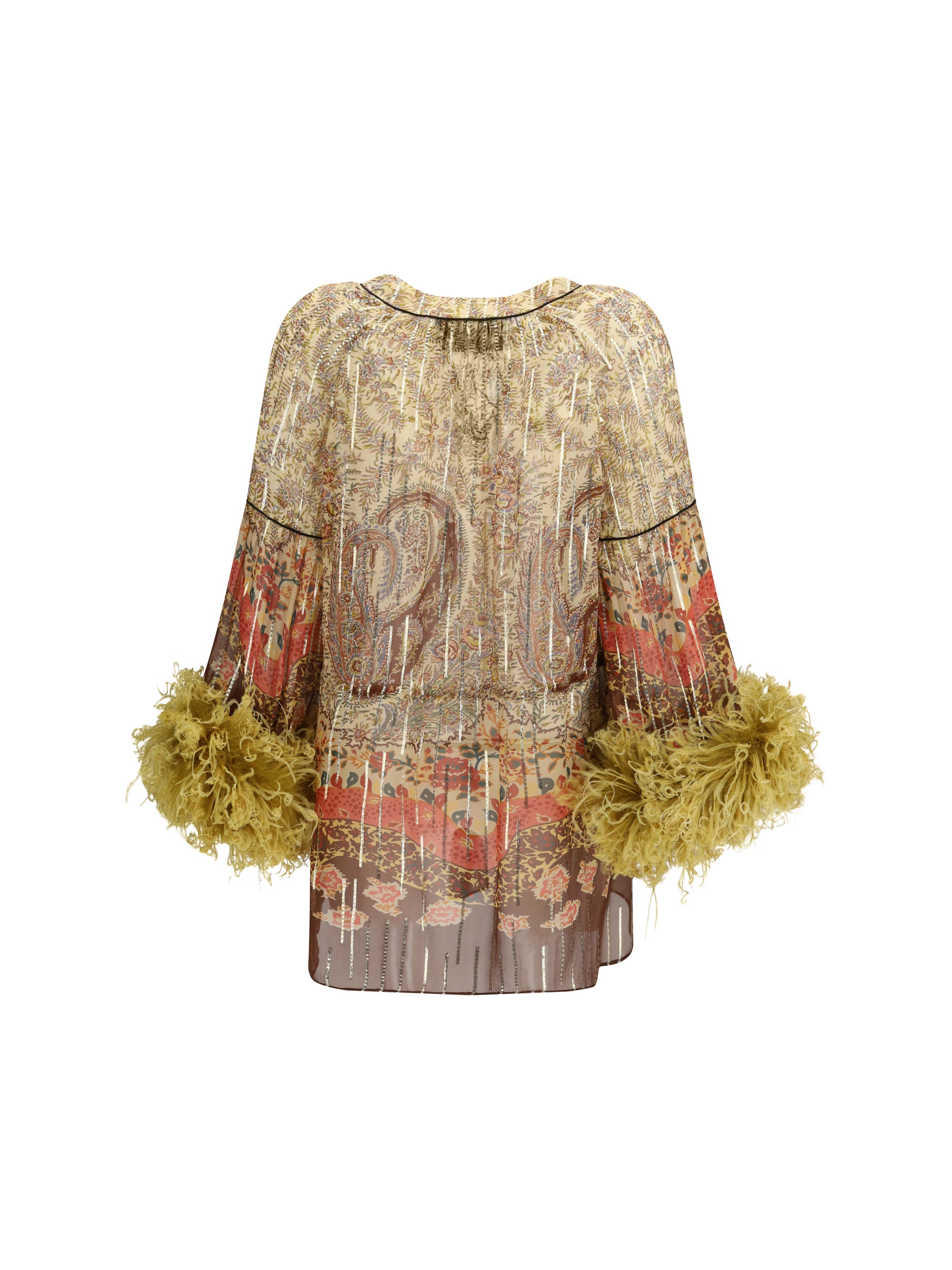 VALENTINO 46 paisley printed blouse