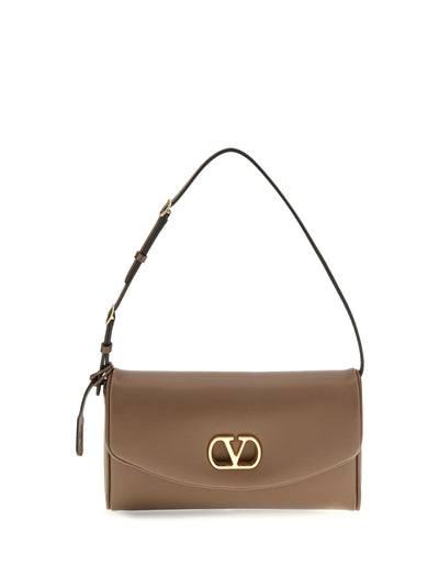 devain leather shoulder bag