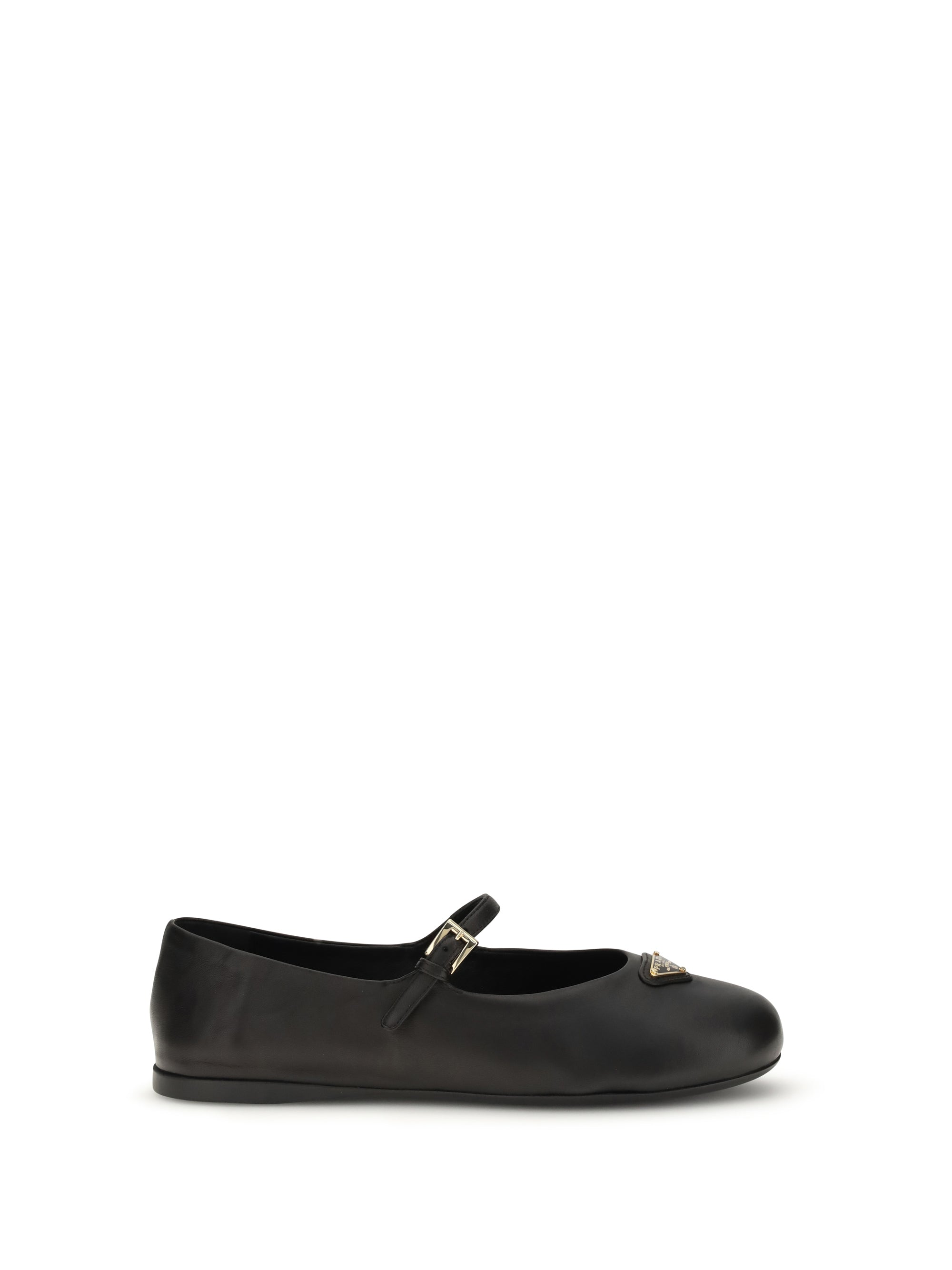 PRADA 37.5 nappa leather ballerinas