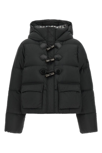 the ganni short down jacket redefines the codes of outerwear through a structure