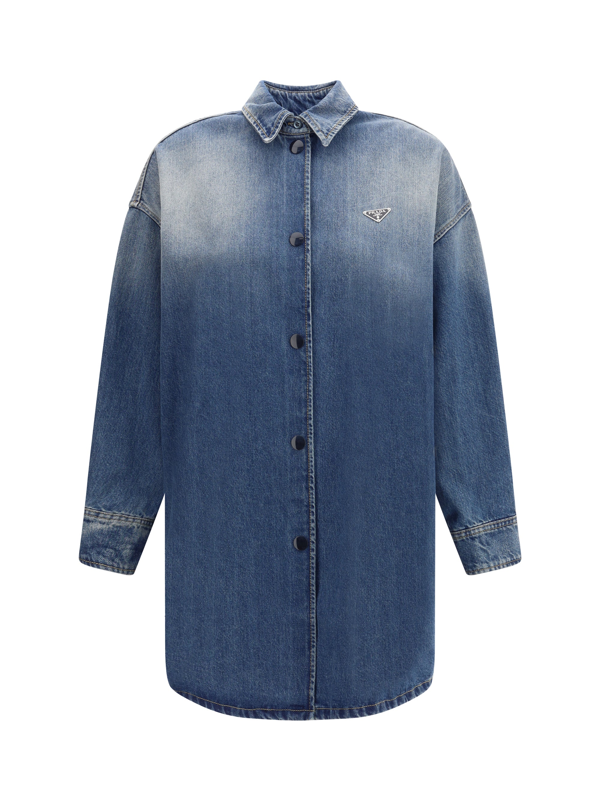 PRADA 40 denim shirt jacket