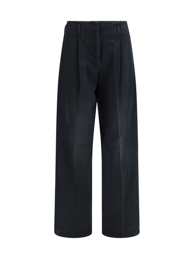 cotton denim pants