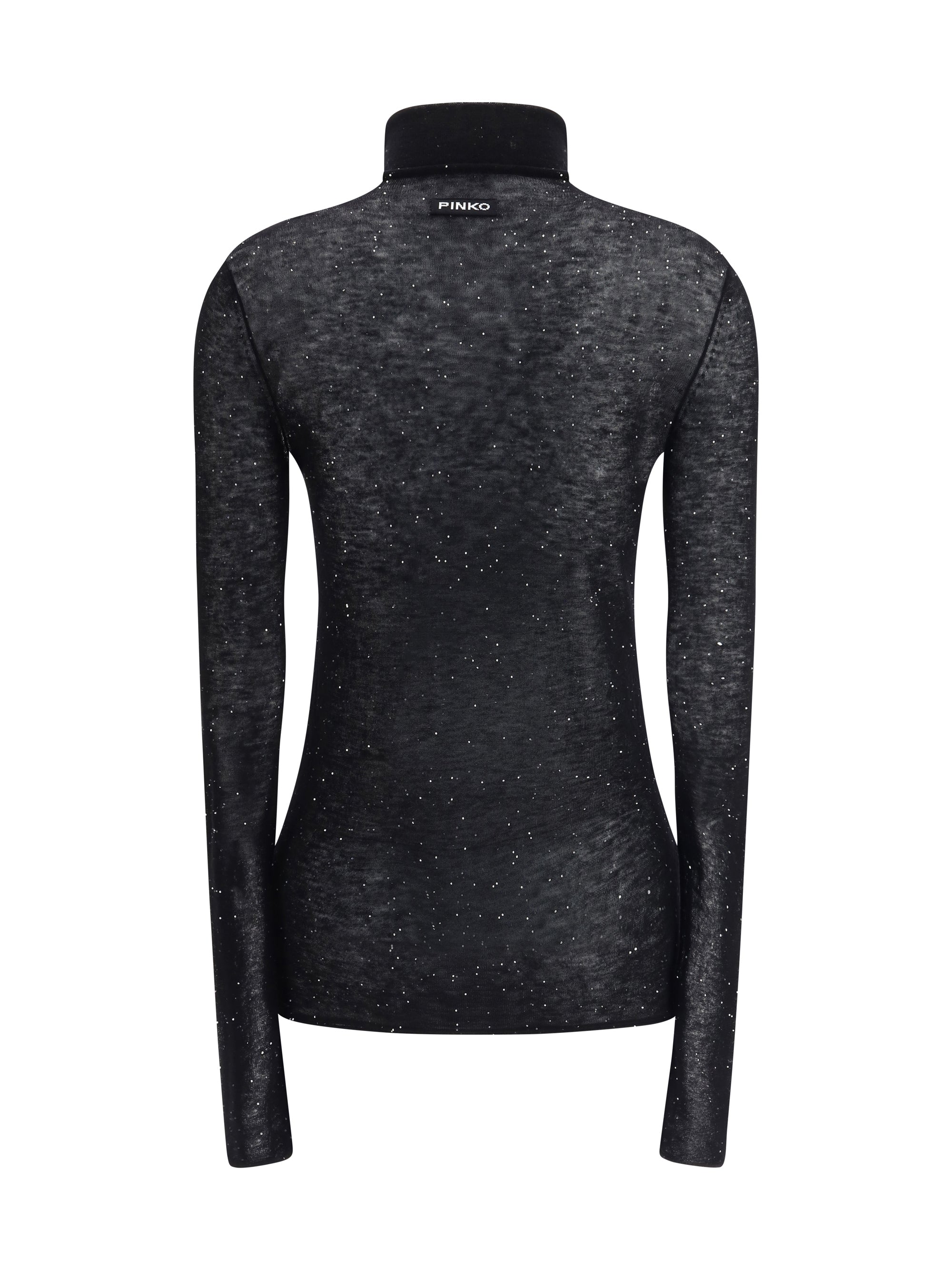 PINKO M long-sleeved turtleneck top