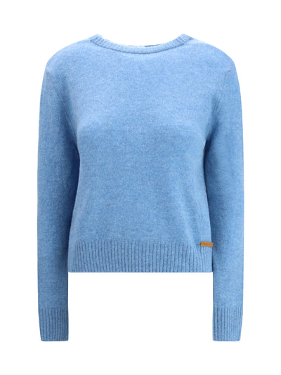 long-sleeved crewneck sweater