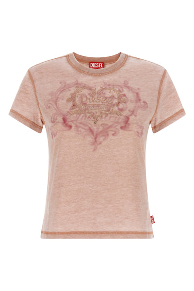diesels short-sleeved t-ila-aa1 t-shirt is defined by a tight silhouette and