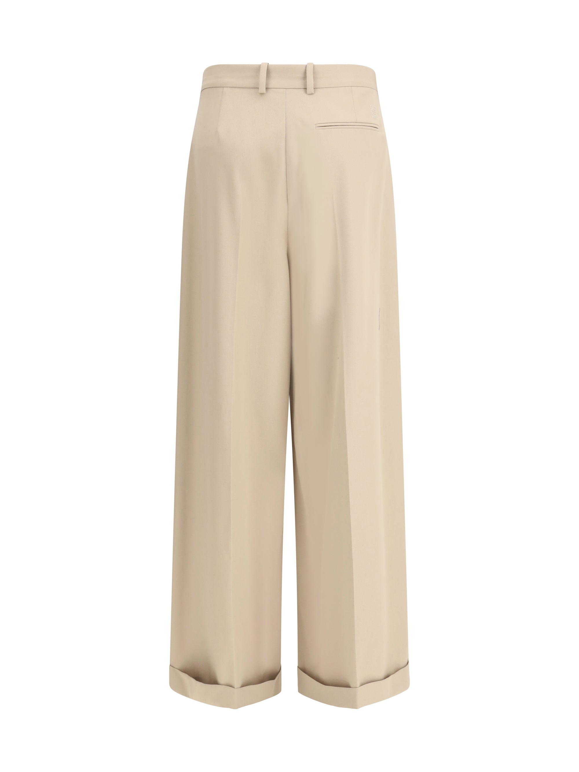 LOEWE 36 lightweight cotton gabardine trousers