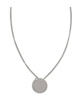 MM6 OS necklace with round plaque