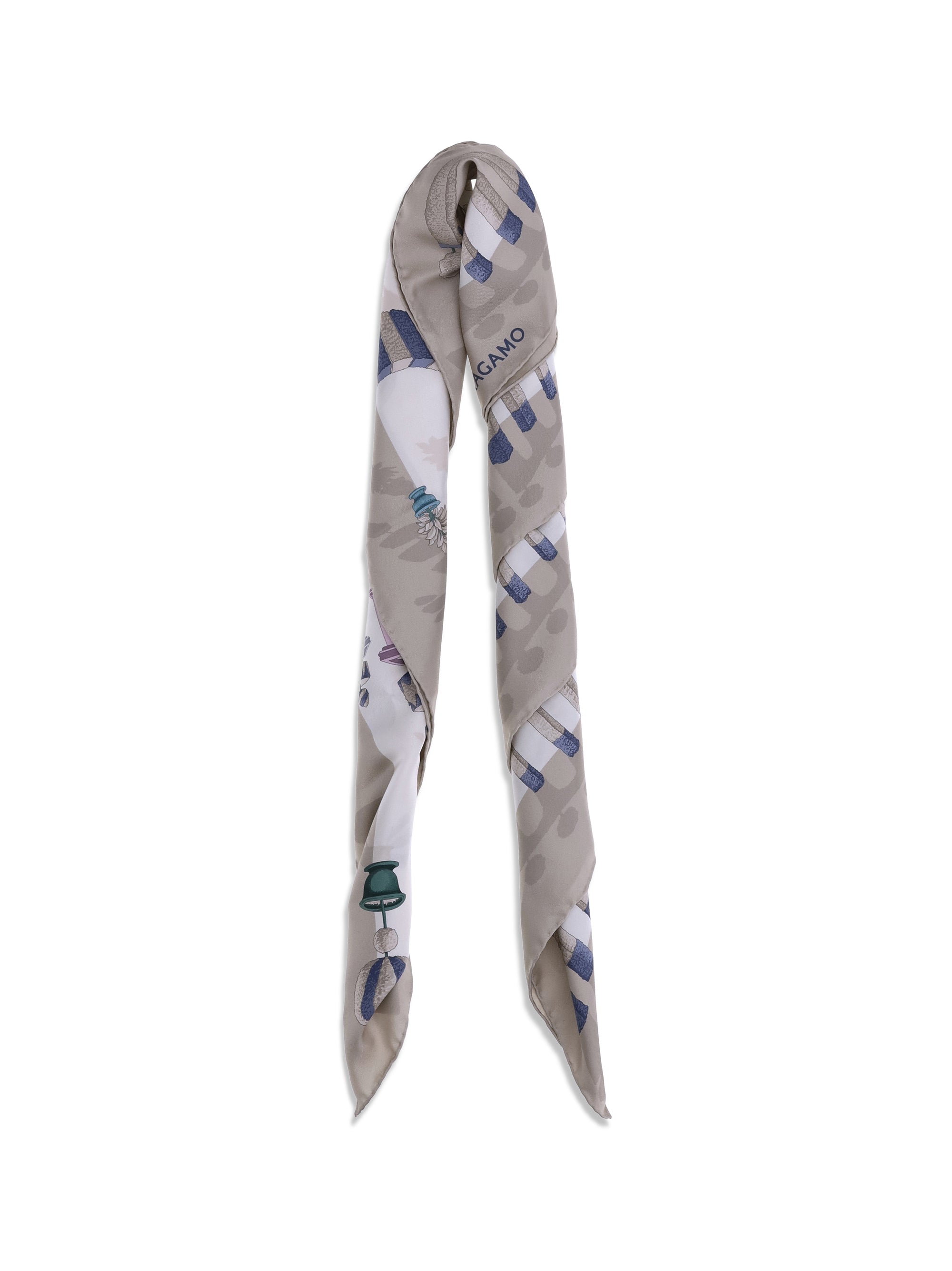 FERRAGAMO OS silk scarf