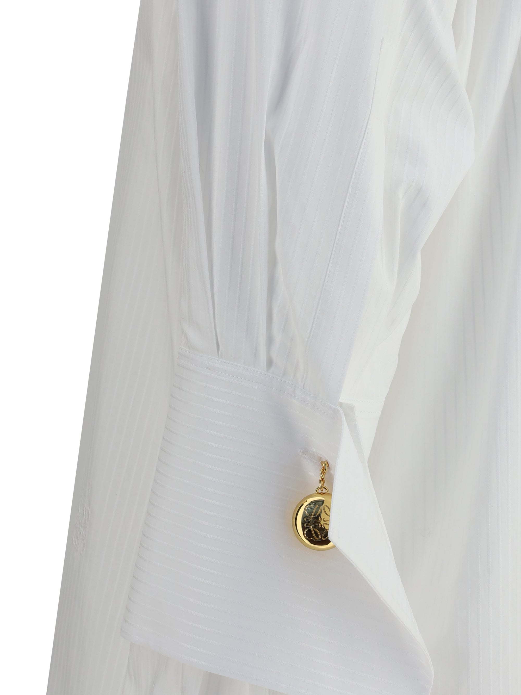 LOEWE 36 textured cotton poplin shirt