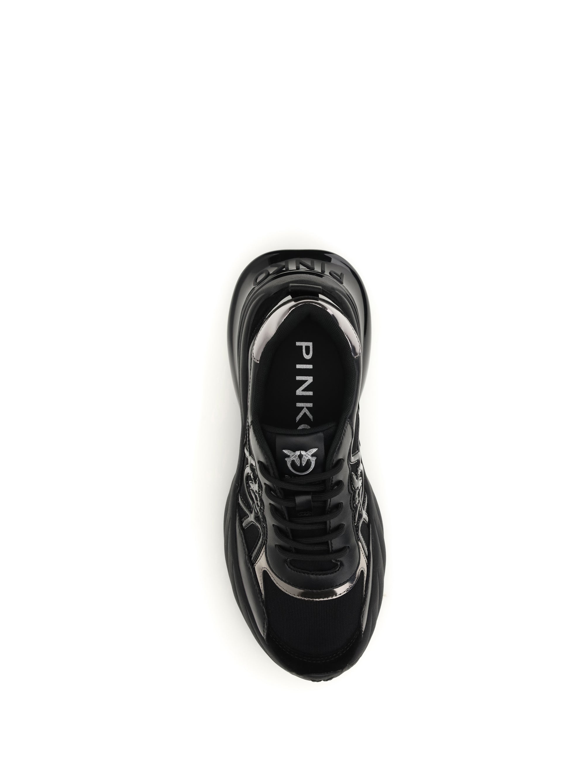 PINKO 36 ariel leather sneakers