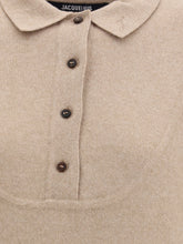 JACQUEMUS 34 polo sweater la maille vareuse pallone