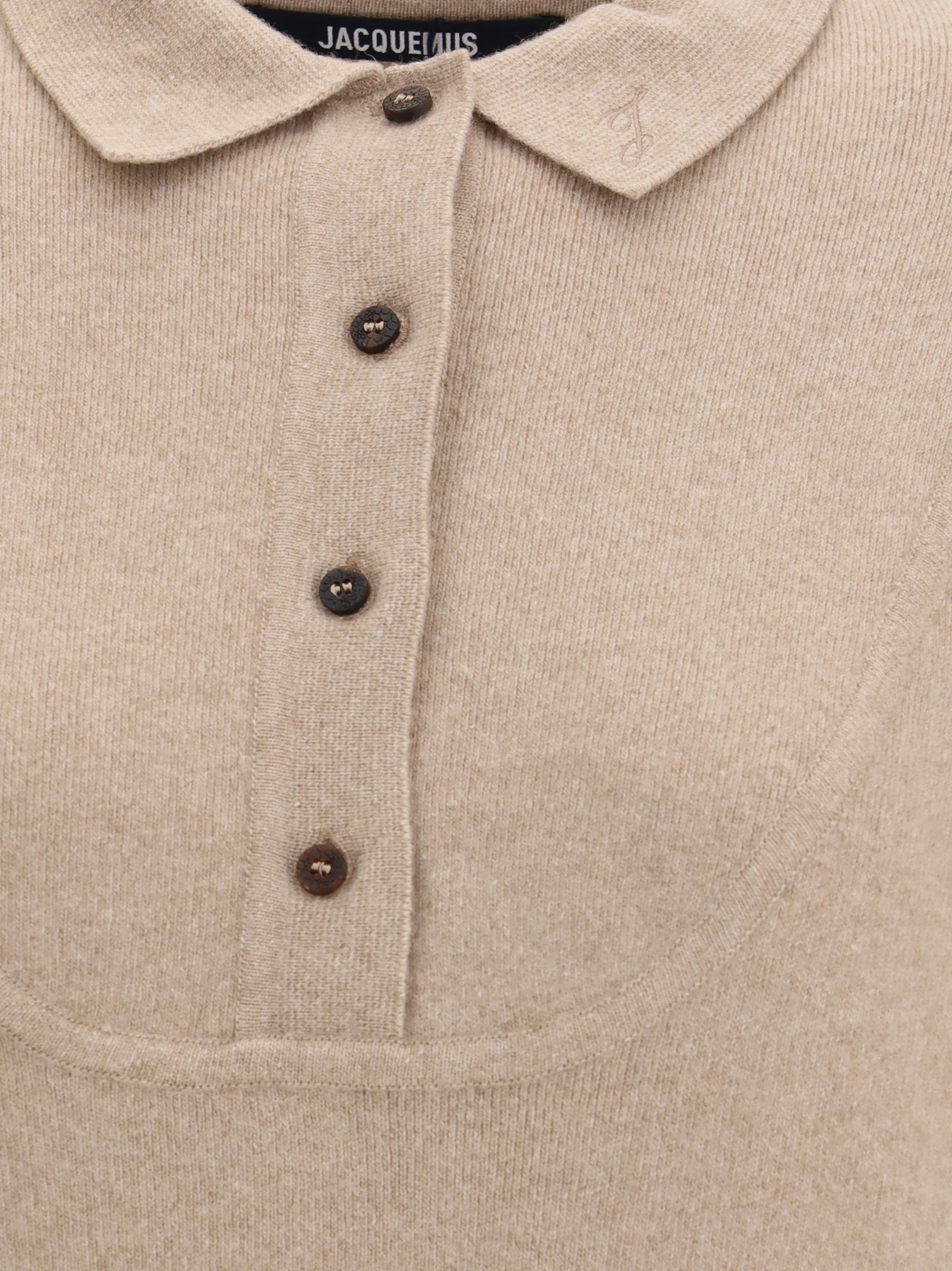 JACQUEMUS 34 polo sweater la maille vareuse pallone