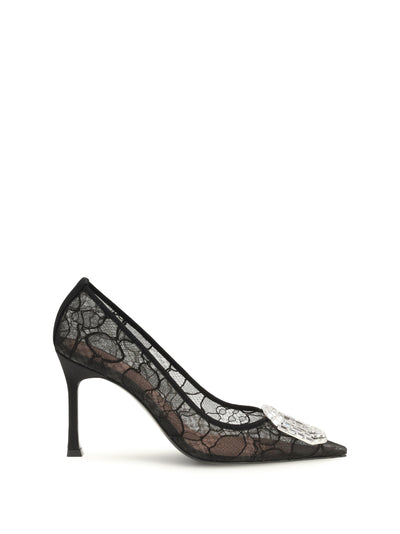 camelia lace pumps